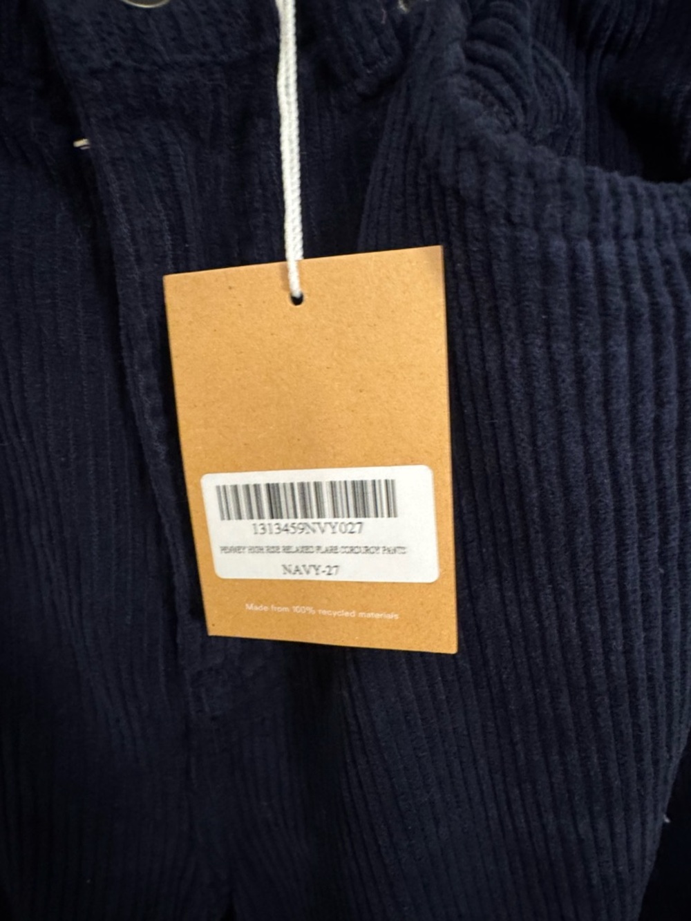 Nwt reformation Penney high rise corduroy pants / size 27 - Picture 3 of 5